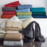 Soft Luxurious Premium Thermal Cotton Fabric Down Blanket