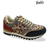 Leopard Print Suede PU Slip-on Casual Shoes for Women and Man