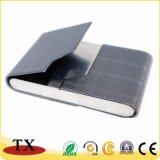 Customized Business Metal and Leather Name Cardcase with Embossed Logo