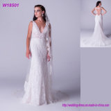 W18501 Prom Dress Very High Quality Overlace Wedding Dresses with Veil