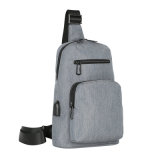 Men's Fashion Breast Pack Casual Shoulder Bag Sports Bag Small Backpack