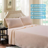 Alibaba Supplier Wrinkle Free 1800 Thread Quality Microfiber Fabric Bed Sheet