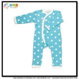 Dots Printing Baby Apparel Blue Color Newborn Jumpsuits