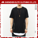 Wholesale High Quality Men's Oversized T Shirts with Zip (ELTMTI-30)