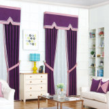 Durable Luxury 100% Polyester Blackout Curtain with Yarn Dyed