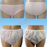 100% Cotton Ladies Disposable Panties, Ladies Cotton Underwear for Single Use