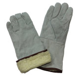 Boa Full Lining Winter Welding Gloves with Kevlar Thread