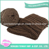 Polyester Cotton Winter Lady Acrylic Knitted Warm Scarf