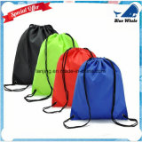 Lj1-215 Personalized Nylon No-Woven Drawstring Bag with Logo Shopping Backpack