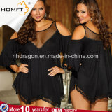 Plus Size Sexy Lacework Lingerie Midnight Hot Style Western Style Nightgown
