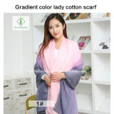 2018 High Quality Fashion Lady Scarf with Multicolor Color Factory
