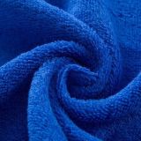 Hotel Satin Stitch Cotton Bath Towel in Blue (DPF201651)