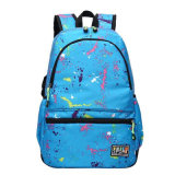 Customized Logo Student Bag Nylon Outdoor Leisure Sports Bag Waterproof Backpack (GB#506)
