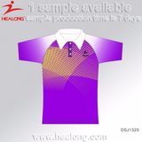 Healong Customized Sportswear Plain Tennis Polo T-Shirt for Men