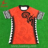 Healong Manufacture Durable Quality Dye Sublimation Rugby Jersey