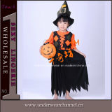 Wholesale Children Party Halloween Pumpkin Dress Costume (0033)
