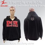 Healong Custom Design Silk Screen Logo Zipper Winter Hoodies