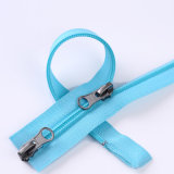 Nylon Zipper with Two Way Open End Pin Lock