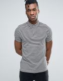 Men's Connection Polo Shirt with Stripe Panels