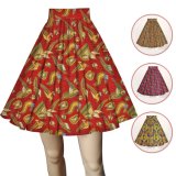 African Print Women Maxi Skirts Ankara Cotton Fabric