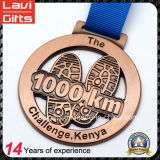 Factory Custom Metal Sports 1000km Running Sport Medal
