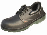Professional Split Embossed Leather Safety Work Shoes (AQ 12)