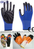 Nitrile Coated Labour Protective Industrial Working Safety Gloves