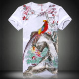 Man High Quality Heat Transfer Printing T-Shirt (FY-0185)