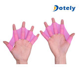 Silicone Webbed Hand Fins Flippers Swimming Finger Gloves