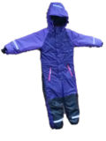 Purple Hooded Reflective Waterproof Jumpsuits