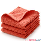 Red Super Absorbent Cotton Honeycomb Towel