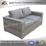 Well Furnir Wf-17128 Wicker Love Seat with Cushion