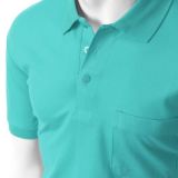 Men's Pique 180-200 Tc Polo Dri Fit Collar Short Sleeve T-Shirt
