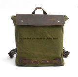 Backpack Bag Manufacturers USA Leather Canvas Traveling Backpack (RS-82042K)