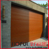 Industrial/Residential Wood Grain/ Wood Color Aluminium Roller Shutters Door
