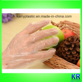 Clear HDPE Gloves Using in Garden, Kitchen, Medical, Hair-Dying