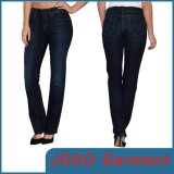 Medium Wash Women Slim Straight Leg Jeans (JC1089)