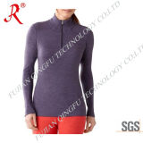 Women's Sun Protection Dri Fit Shirt with High Quality (QF-1833)