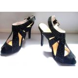 Fashion High Heel Ladies Peep Toe Sandals (HCY02-052)
