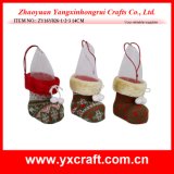 Christmas Decoration (ZY16Y026-1-2-3 14CM) Christmas Table Gift Shoes Boots