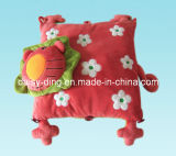 Plush Soft Lion Cushion with Beautiful Embroidery