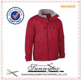 20107 Hot Sale Casual Windproof Polyester Fabric Men Winter Jacket