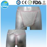 Women's Nonwoven Disposable Underwears/Thong/Bikini/Lingerie/G-String for SPA