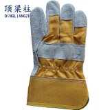 Leather Full Palm Welding Safety Gloves with Ce