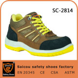 Saicou Genuine Leather Safety Shoe Electrical and Soft Sole Safety Shoes Sc-2814