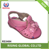 High Quality Hot Selling Design Beautiful Girl Flat PU Sandals