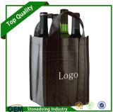 Dark Promotional Large Bottle Woven Polypropylene Wine Bags