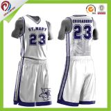 China Factory Sublimation Custom Basketball Jersey Set for Match