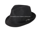 Soft Paper Straw Men's Fedora Hats with Ribbon (CPHC8005X)