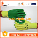 Cotton Green Rubber Glove Dcl314